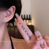 Beautiful Small Star Zircon Stud Earrings Women's Light Luxury High-end Earrings Niche Design Ears