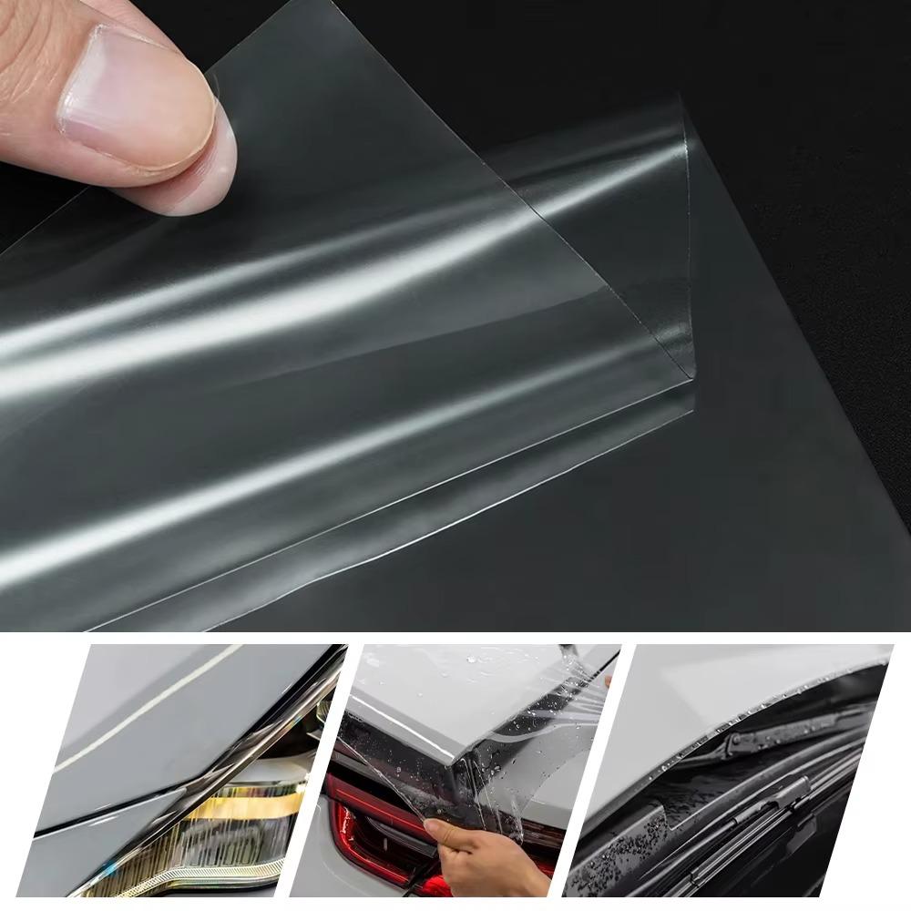 Premium High Stretchable TPU Transparent Film Car Vinyl Wrap Vehicle Anti-scratch Protection Cover Self Healing Auto Accessories