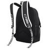 Smart Backpack with USB Port Phosphorescent Print 44x27x14cm Black Multi-Functional Daypack