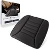 LeLante In Car and Car Seat Memory Pressure No Sore Buttocks [Featured Driver] Cushion, Foam, Breathable, Dispersion, (Black)