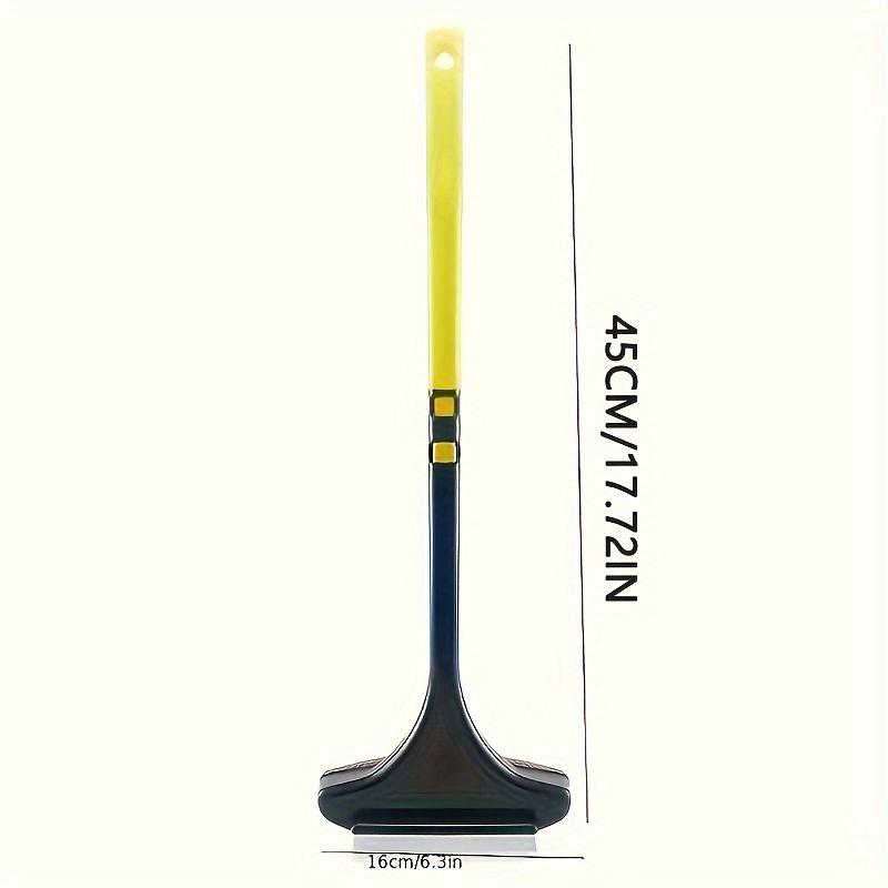 Double-sided Window Screen Cleaning Brush 2 In 1 Window Glass Wiper Scraper Long Handle Household Wet Dry Cleaning Supplies