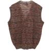 Missoni Made In Italy V Neck Knit Vest XS Brown Men's Used
