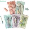 Cute Aesthetic Stationery Set – Kawaii Pens, Mini Cutter & Flower Decor for School & Office Supplies