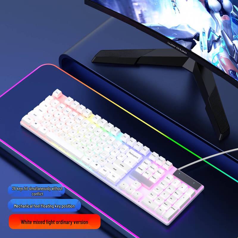 

YouSh Wired Silent Office Keyboard and Mouse Combo