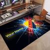 Tappeto Personalizzato Djurgårdens IF Stampa Modello Nome Testo Morbido Antiscivolo Tappeto per Pavimento per Decorazione Interna Casa