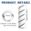 6/10Pcs 9-inch x 1.5" Woven Microfiber Paint Roller - Medium Pile Cage Roller, Smooth Painting Tool for Home Renovation