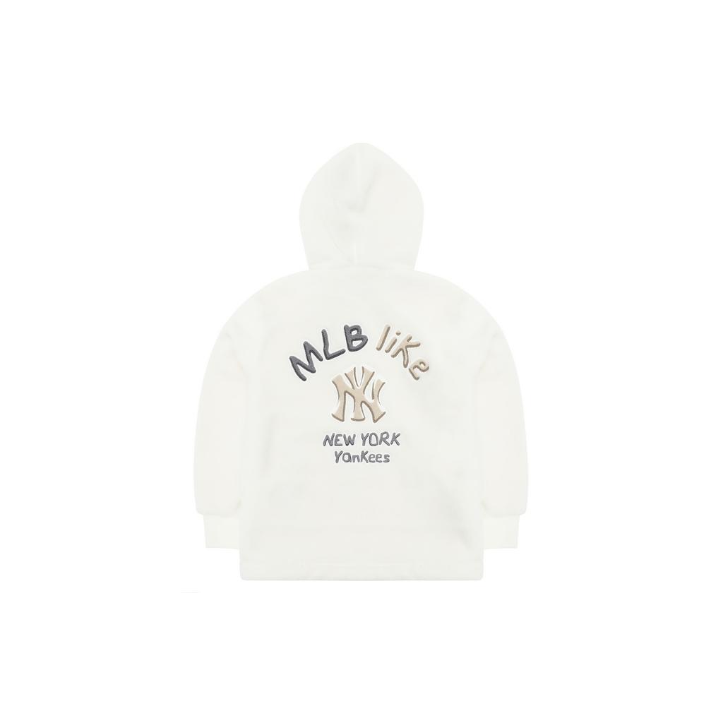 New MLB New York Yankees Velvet Jackets Unisex White 3AFDL3126-50IVS