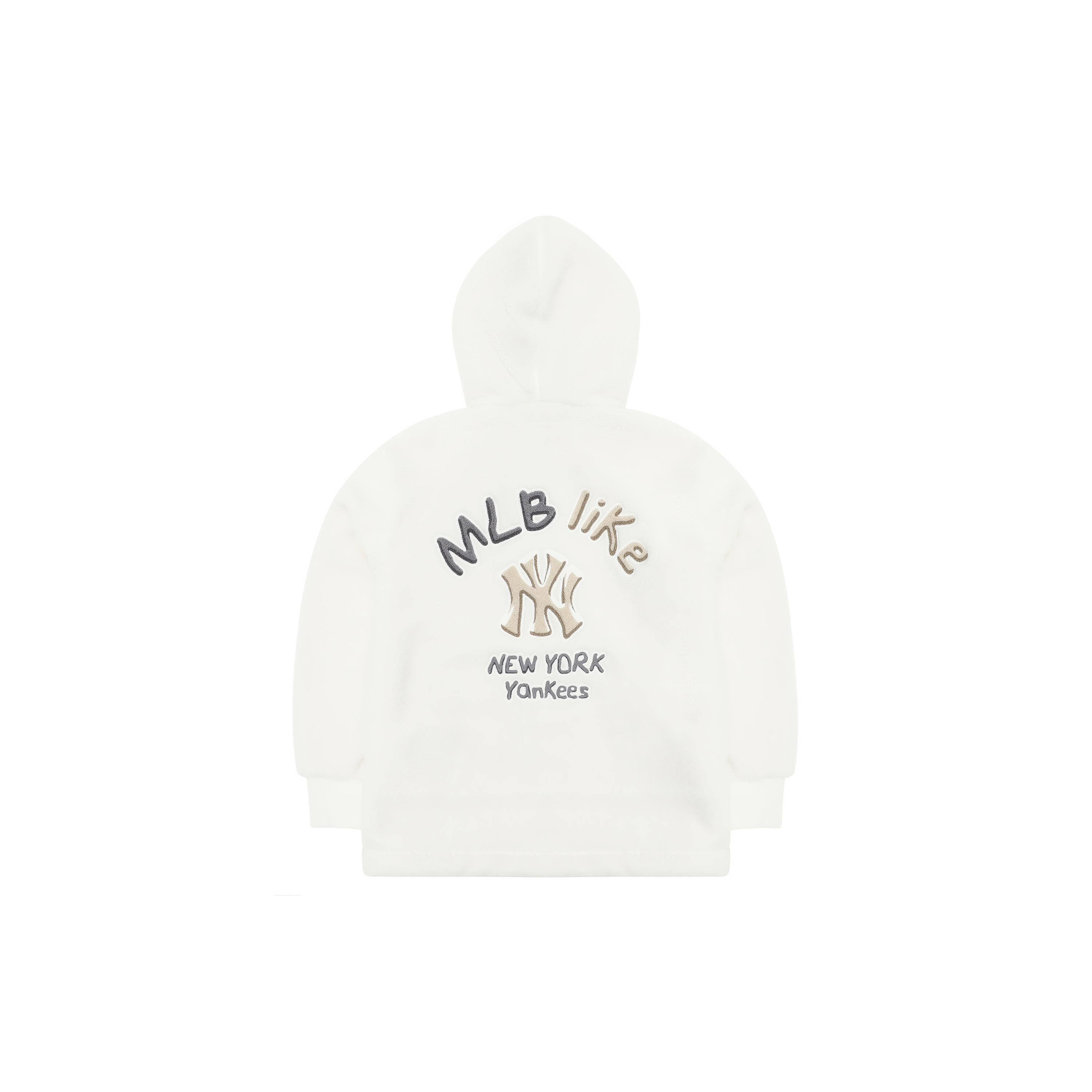 

New MLB New York Yankees Velvet Jackets Unisex White 3AFDL3126-50IVS L