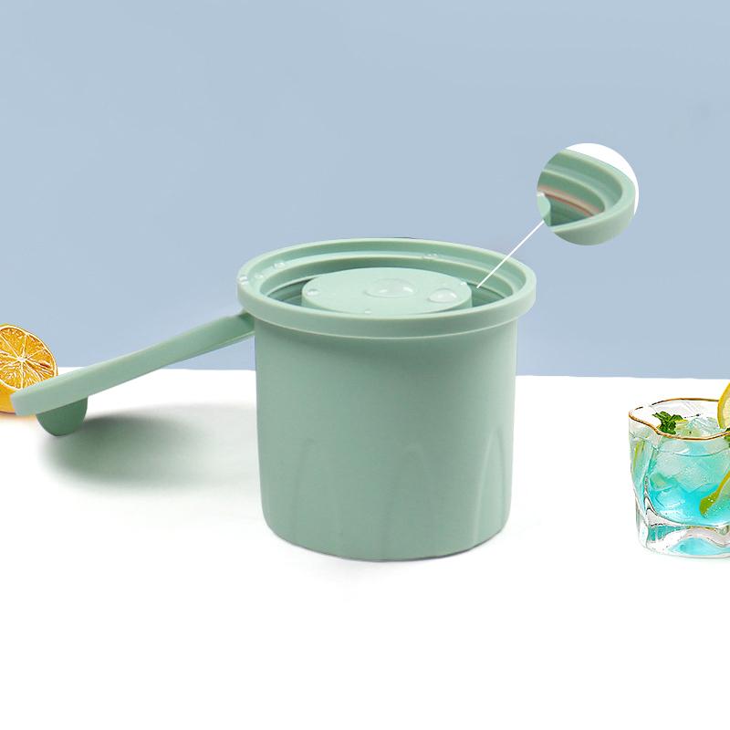 

Лоток для кубиков льда для Stanley, силиконовая машина для изготовления кубиков льда с крышкой для изготовления 3 полых цилиндров, формы для кубиков льда, кухонные инструменты