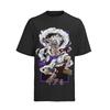 Herren T-Shirt Bio Baumwolle  Anime One Piece Gear 5 Monkey D. Luffy Piraten