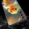 Cartoon Duck Phone Case Cover for Samsung Galaxy S26 S25 S24 S23 S22 S20 S21 FE Ultra S25 Edge Plus 5G Soft TPU Shell Fundas Bag