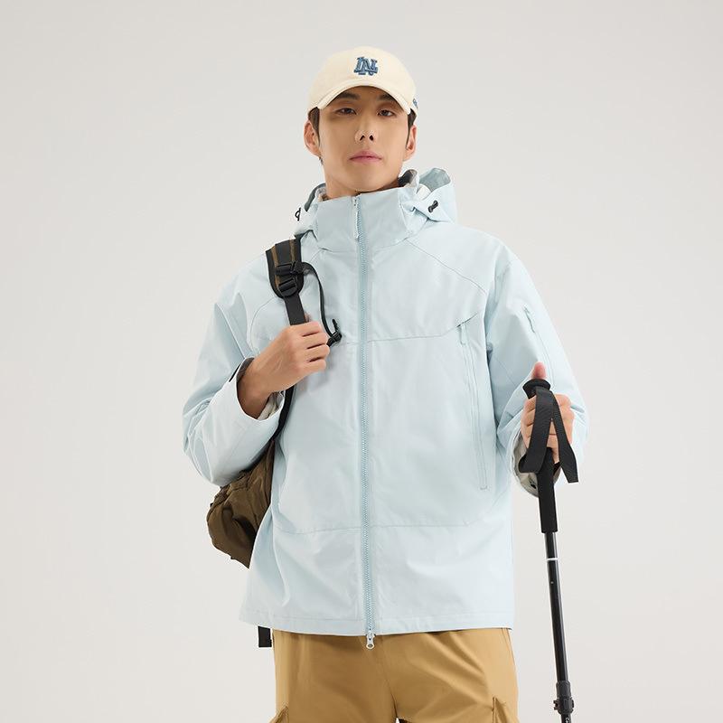 Outdoor Sports Charging Trench Coat Women's Color Matching