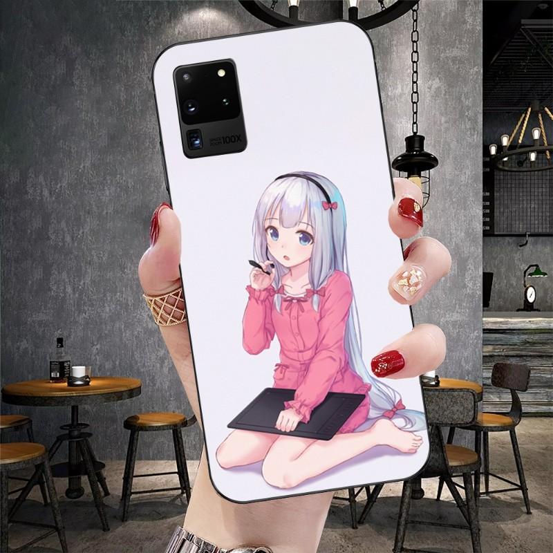 Eromanga Sensei Manga Anime Phone Case For Samsung Galaxy S6 S7 S8 S9 S10 S21 S22 Plus Ultra Soft Black Phone Cover