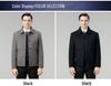 Men's 2025 Thickened Wool Business Casual Jacket with Detachable Down Liner