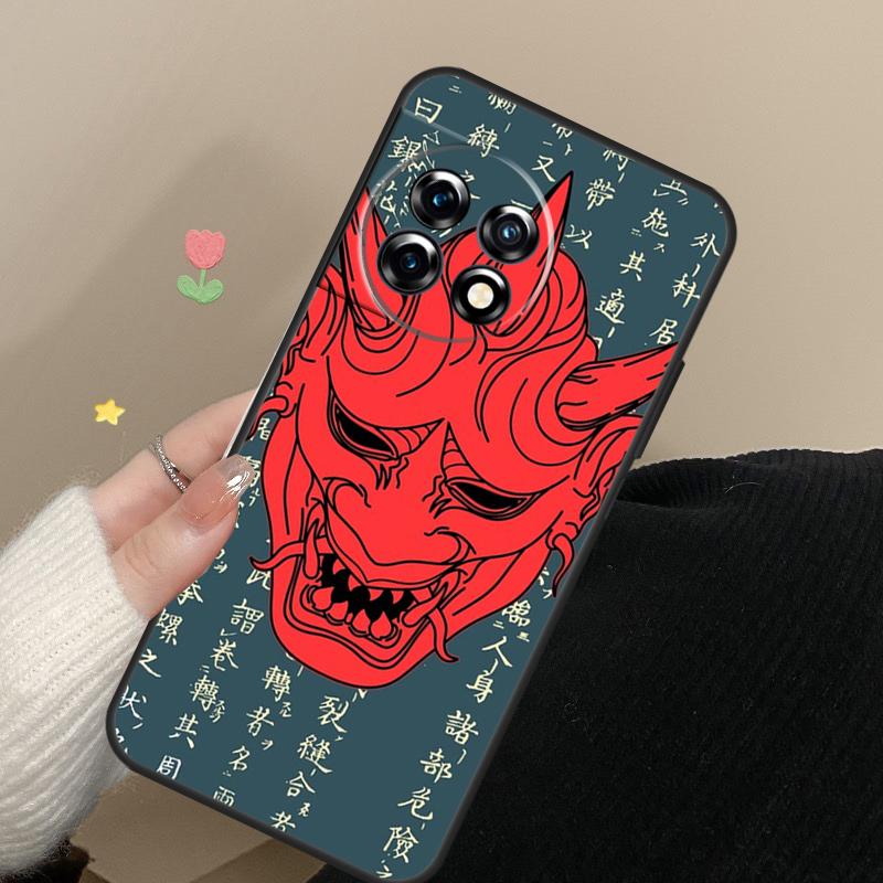 Hannya Demon Oni Cover For OnePlus Nord CE 4 2 3 Lite N20 N30 9 10 Pro 8T 9RT 10T 10R 12R 13R 11 12 13 Case
