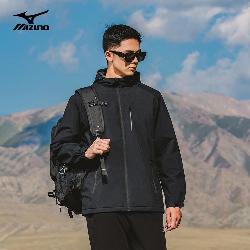 MIZUNO Men's Outdoor Hooded Padded Jacket