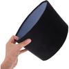 Gadpiparty E27 Oval Drum Lamp Shade Replacement - Black Silk Cloth Hardback Lampshade with Spider Clip - Transitional Style for Table & Floor Lamps -