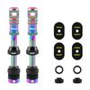 2 Pieces Tubeless Valve Stem Presta 65mm for Road Bike Most Rims