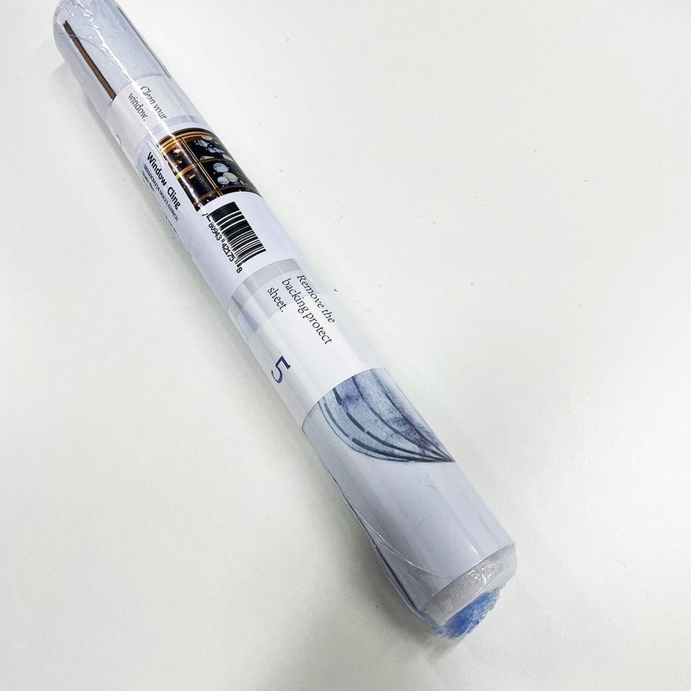 Christmas Window Cling Deer Design Sticker Snowflake Decal Holiday Window Art