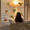 Prevent Bird Accidents with Easily Apply Window Decals Safety and Beauty AntiCollision Cling Decals for Glass Protectors