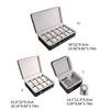Watch Box Organizer 2/8/12 Slot Watch Case for Men Women Luxury Watch Display Showcase Leather Jewelry Storage Holder