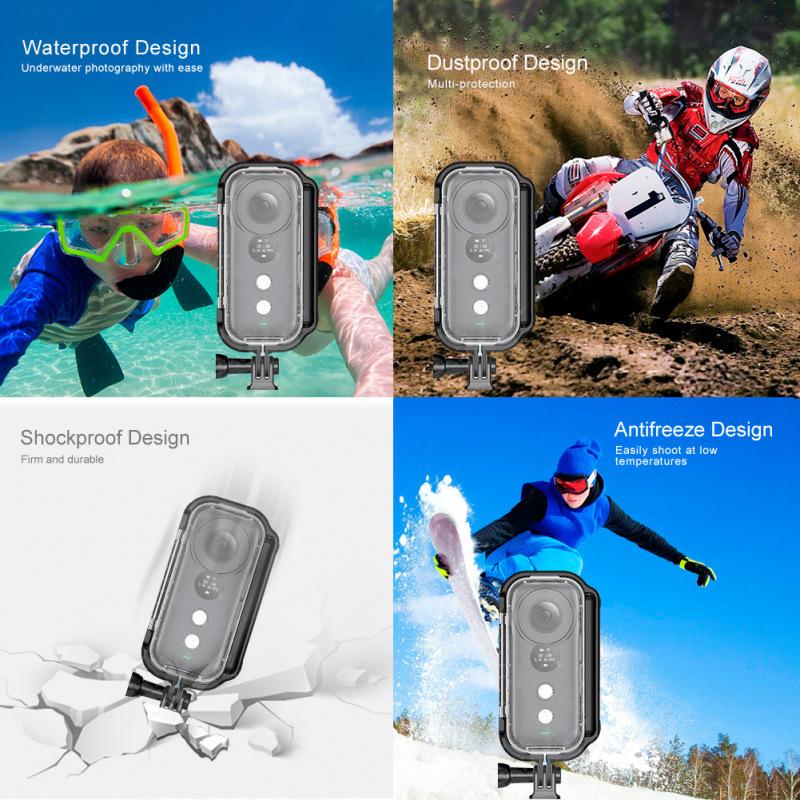 Boîtier de plongée Insta360 ONE X, Protection étanche 30m