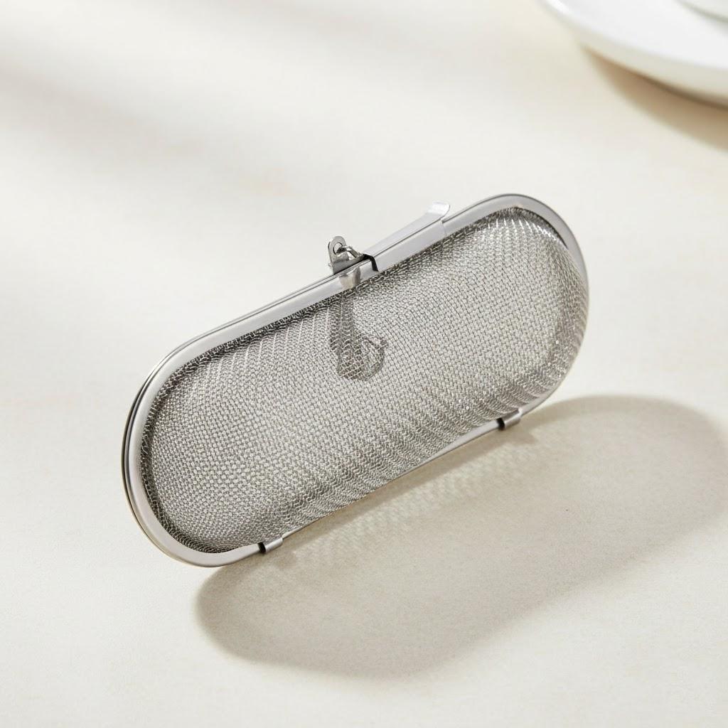 

304 Stainless Steel Tea Strainer Long Tea Bag Filter Creative Infuser Spice Brew Tool Kitchen Accessories серебряный