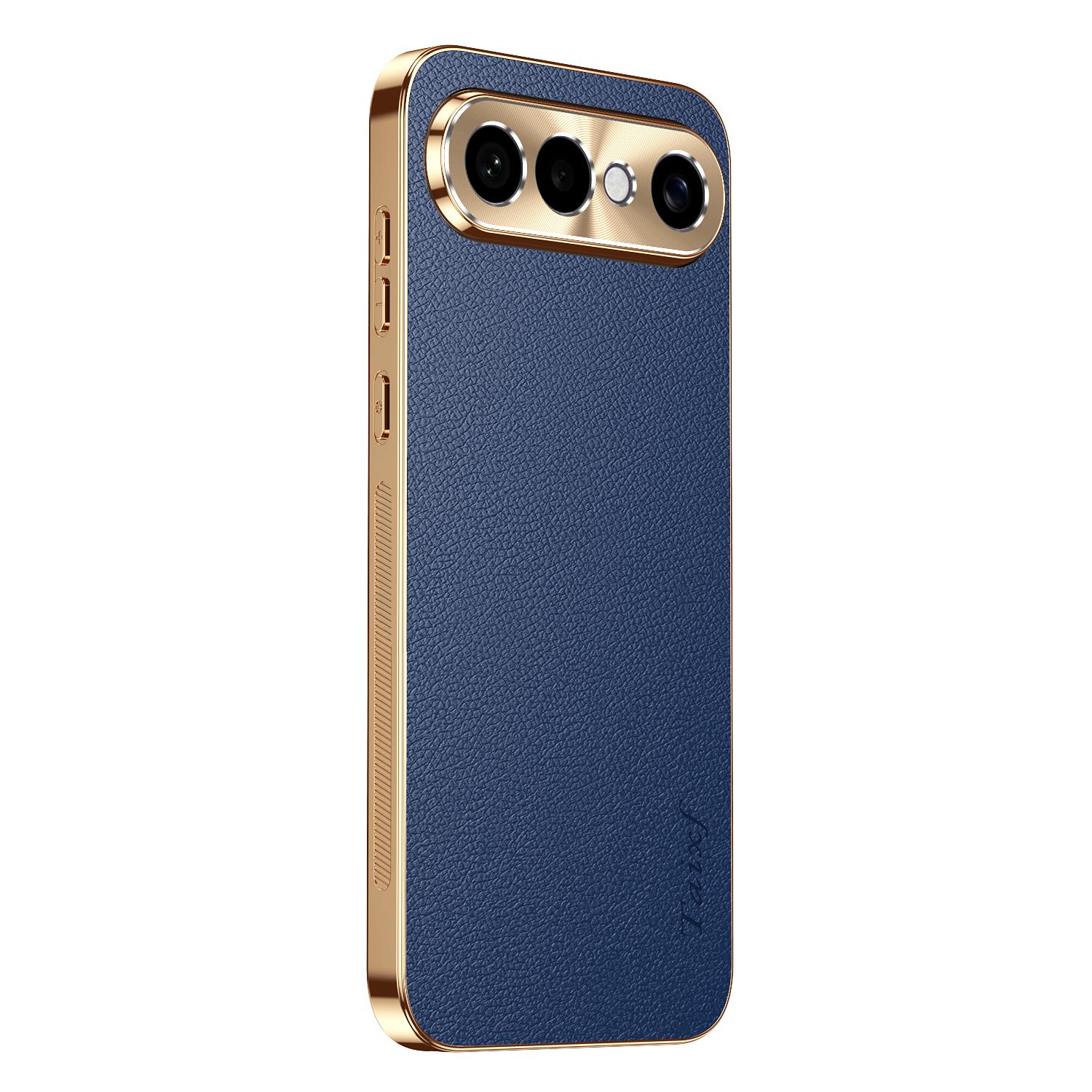 

Чехол для VIVO S50Pro mini Гальванизированная кожа Противоударная задняя крышка для S50 Promini Текстура Узор личи Защита линз ТПУ оболочка VIVO S50Pro mini синий