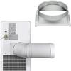 Mobile Air Conditioner Hose Round/Square Shaped Exhaust Pipe Interface Connector Duct Adaptor