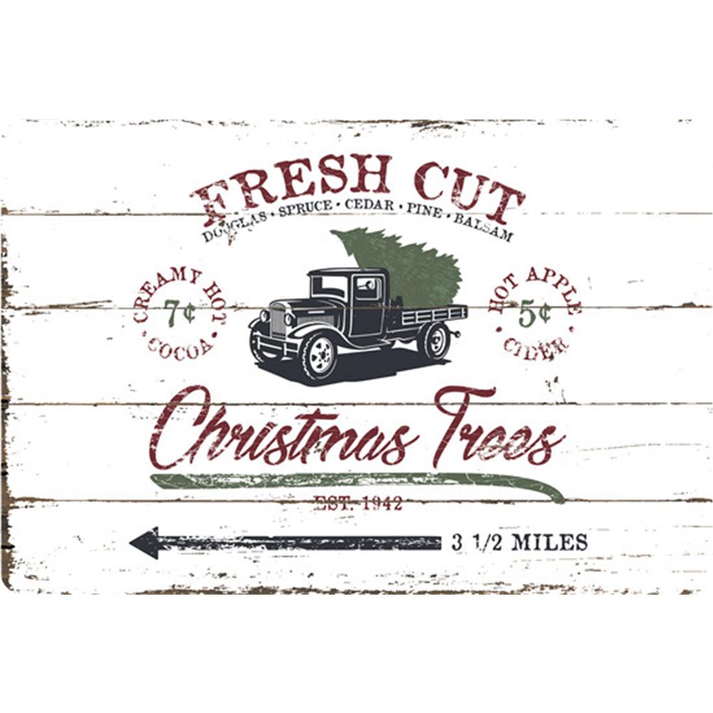 Merry Christmas Metal Tin Sign Plaque Cartoon Elk Snowflake Iron Painting Home Bar Cafe Pub Decoration Wall Art Plates