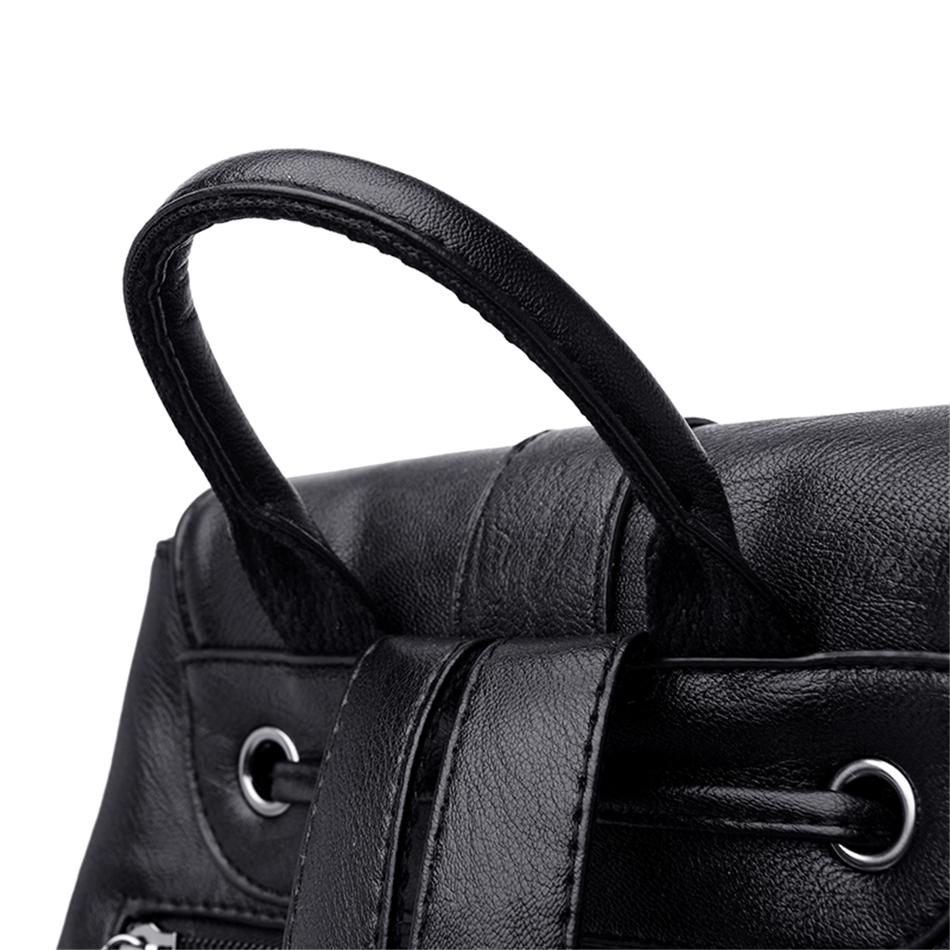 Bagpack Luxury Women Backpack Soft Leather Backpacks for Teenage Girls Female School Shoulder Bags for Women 2025