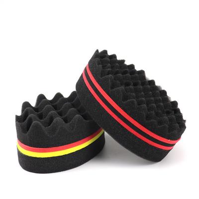 Oval Doppelseitig Magische Twist Haarbürste Schwammbürste Große Löcher Friseurschwammbürste Twist Haar Afro Locken Als Haarpflege Werkzeuge