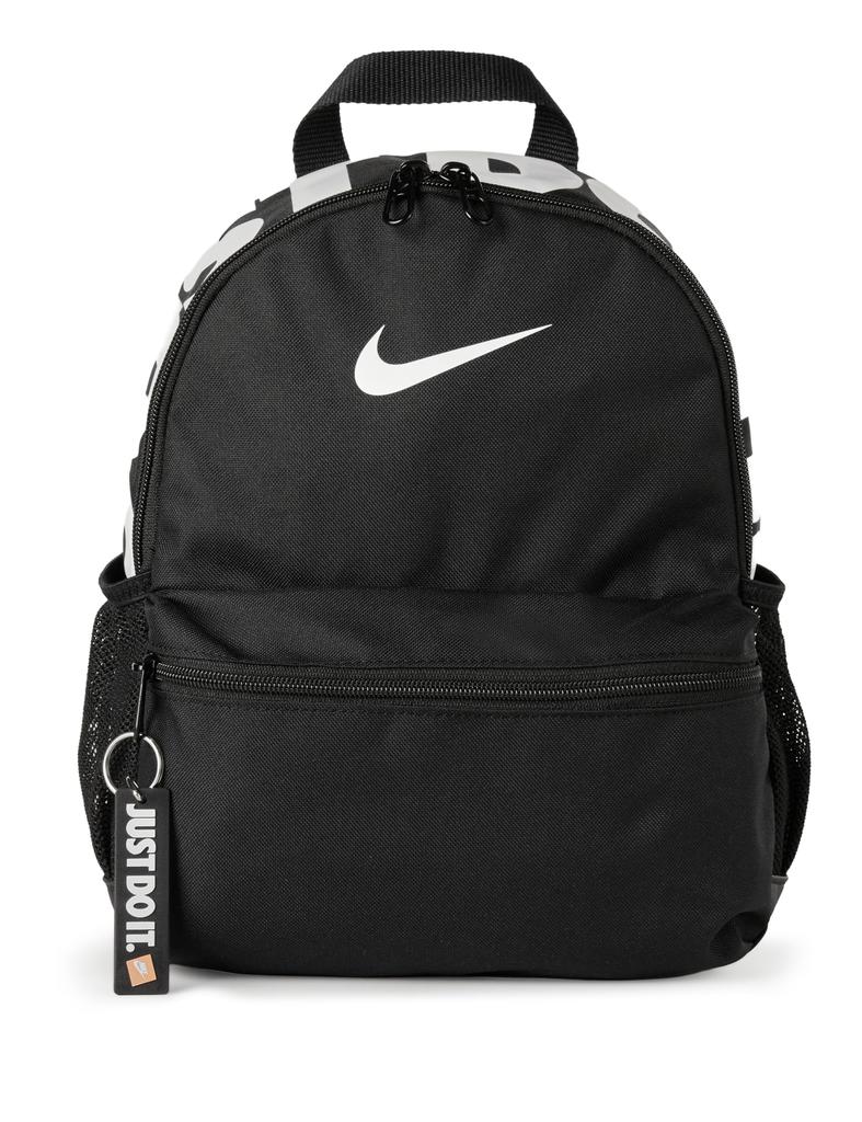 NIKE Junior YA Brasilia JDI Mini Backpack (Black/White, Unisex Kids)