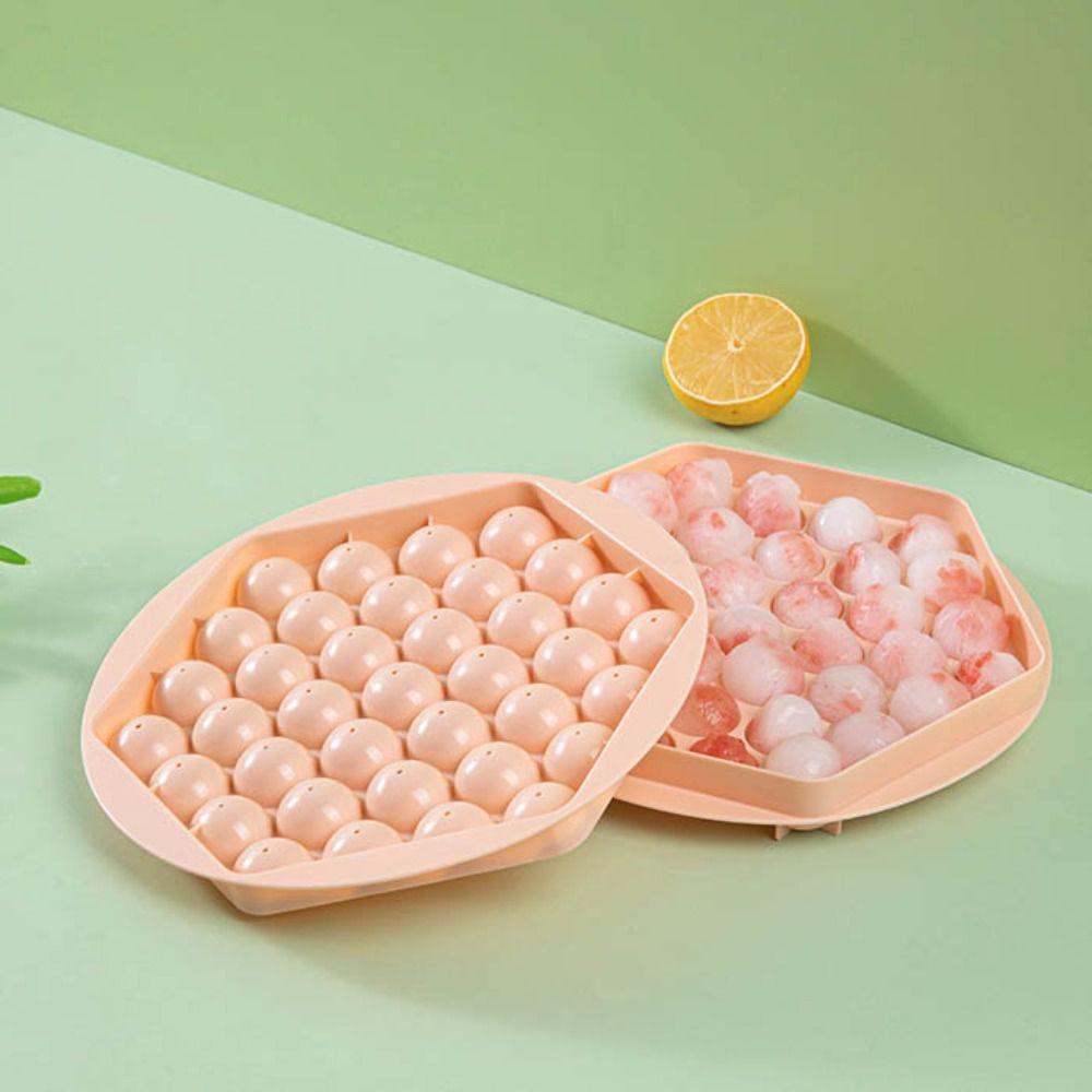Whiskey Ball Ice Cube Maker Mould 37 Grid Ice Cube Tray Mold Mini Hockey Ice Making Mold  Gifts
