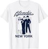 Blondes Parallel Lines Album New York Retro Band Print Short Sleeve Tshirt