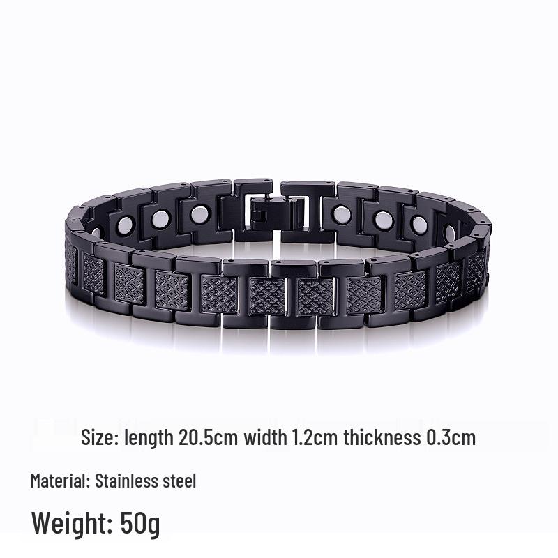 Men's Versatile Adjustable French Style Stainless Steel Crocodile Bracelet
