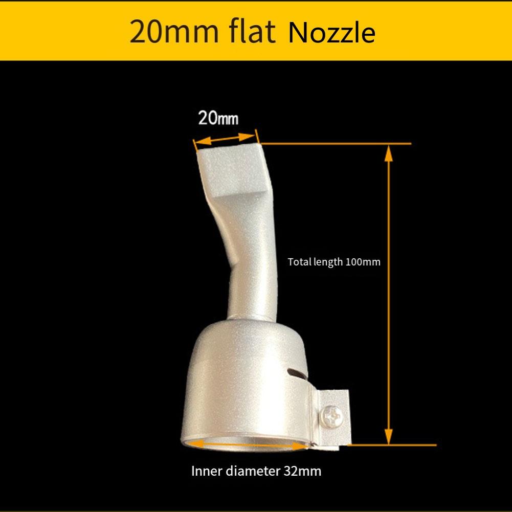 Hot Air Welding Set Flat Welding Nozzle Enhanced Work Efficiency Heat Transfer Efficiency High-Temperature Resistance
