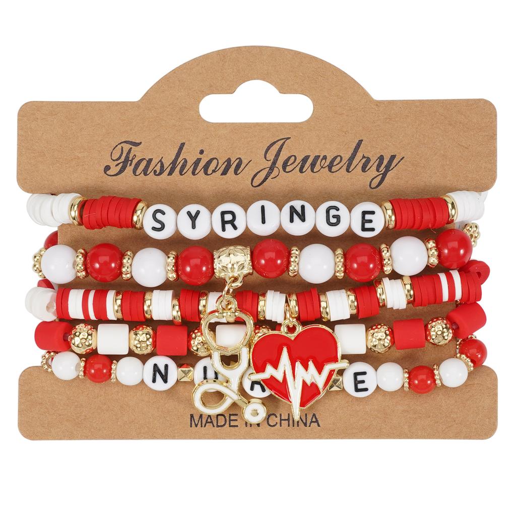 JYL TS Bracelet Bohemian Halloween  Clay Beads Ignites Festivity