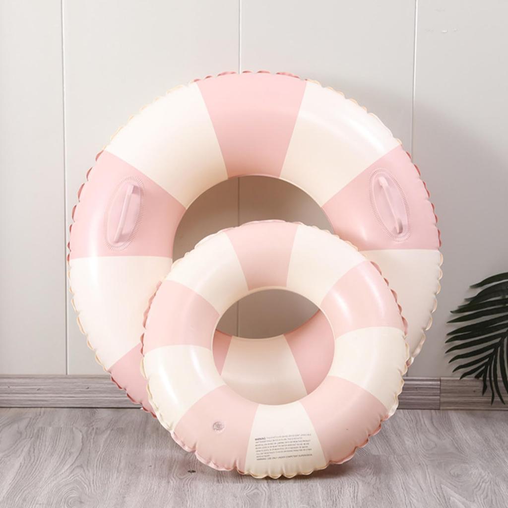 O-förmiger Schwimmring für Erwachsene und Kinder, Wasserhängematte mit aufblasbarer Pumpe, Niedliches, Stilvolles, Schlichtes Design, Perfekt für den Sommer, Pool, Schwimmen,