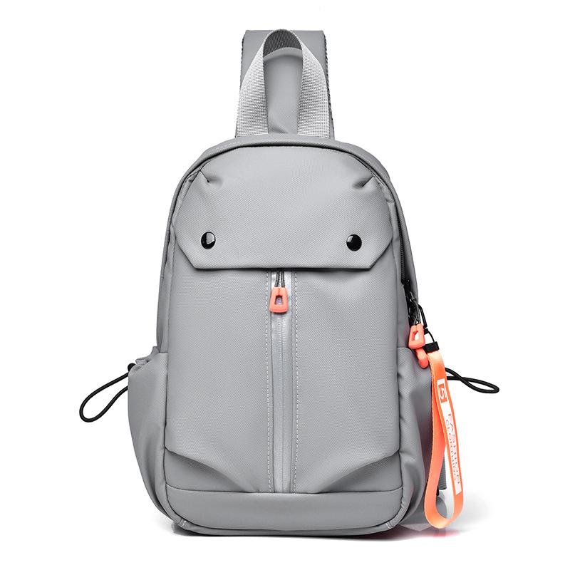 Unisex Chest Bag Simple Storage Bag Lightweight Travel Small Backpack Crossbody Bag Fashion Casual Single Should Bags