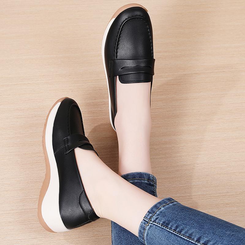 Large Size Soft Sole for Comfortable Leggings Moms Shoes Casual Shoes Flat Shoes Lightweight Non Slip Shoes Woman 2025 Trend