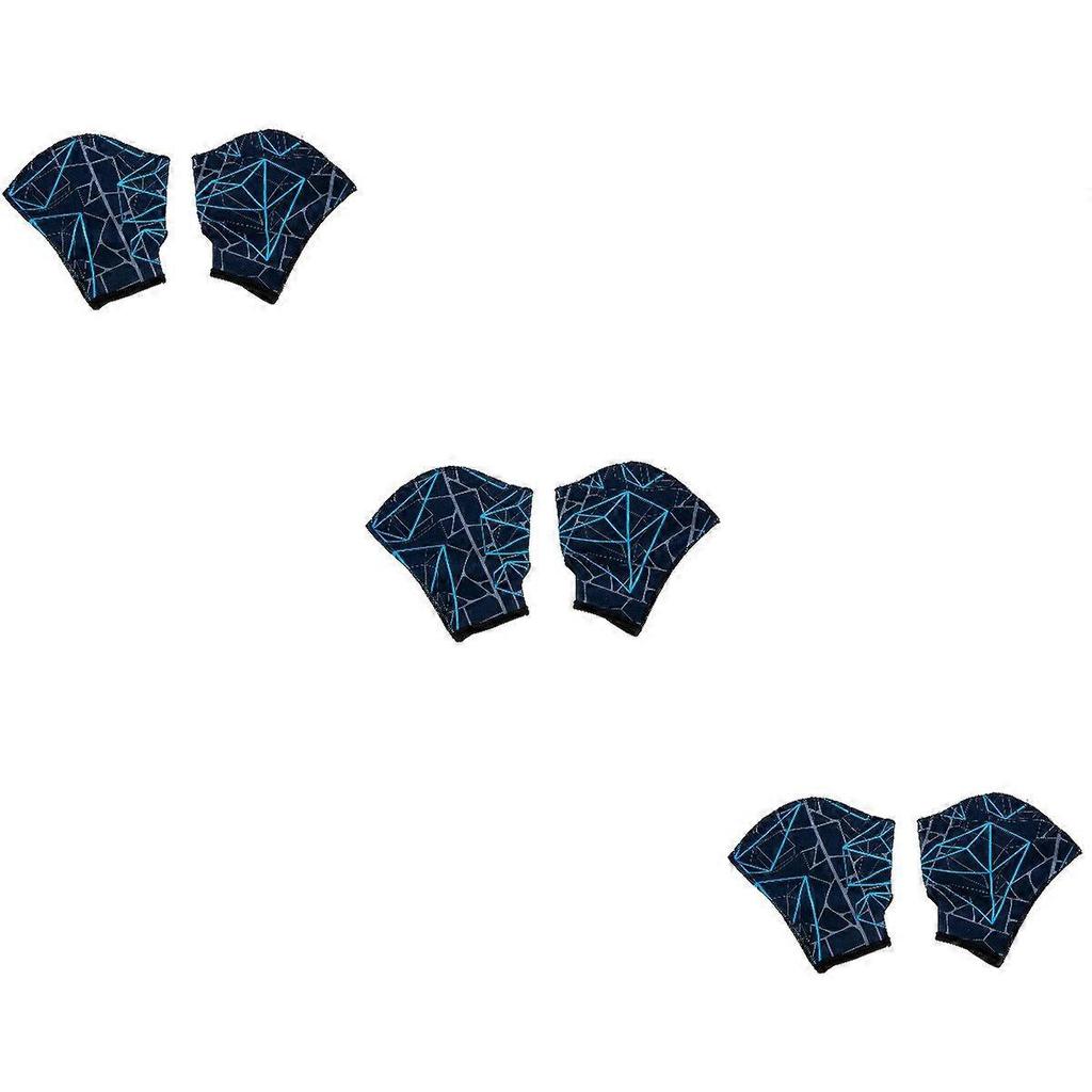Water Gloves Swim Training Gloves for Swimming 3Pairs Set