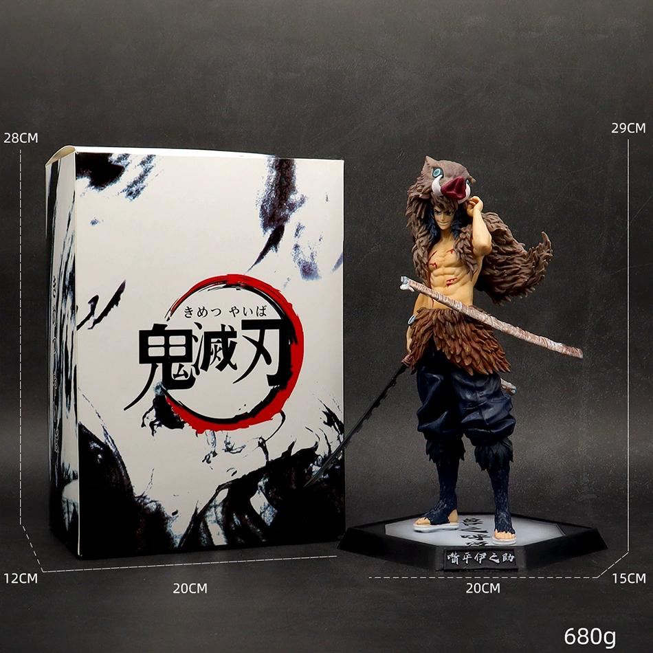 Anime Demon Slayer Kimetsu No Yaiba Figur Giyuutarou Daki Kokushibo Tsugikuni Yoriichi Douma Inosuke Actionfiguren Modell Spielzeug