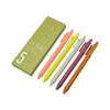 5PCS Retractable Gel Pen 0.5MM Black Inks Quick Dry Ergonomic Grip Gel Pen Office Writing Tool for Daily Note Taking