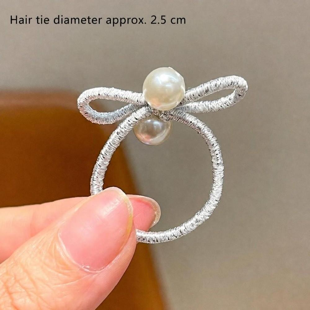 10pcs Small Size Girls Small Headband Silver Hair Decor Accessory  For Daily Hair Decoration