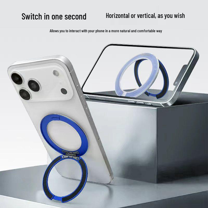 360° Rotating Magnetic Phone Holder & Ring Stand