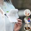 Mini Folding Hanging Neck Fan Portable Foldable Fan Rechargeable Handheld Fans with Power Bank and Mirror Phone Holder Amagi
