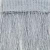 Door Fringe Curtain Door Curtains,Rare Flat Silver Ribbon,Thread Fringe Window Panel Room Divider Cute Strip Tassel Party Events Sequin(1Pack, Black)