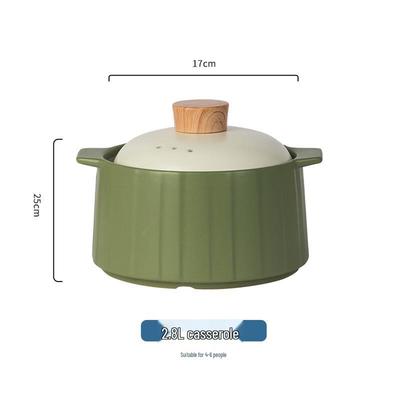 Zhishi Underglaze Ceramic Soup Pot