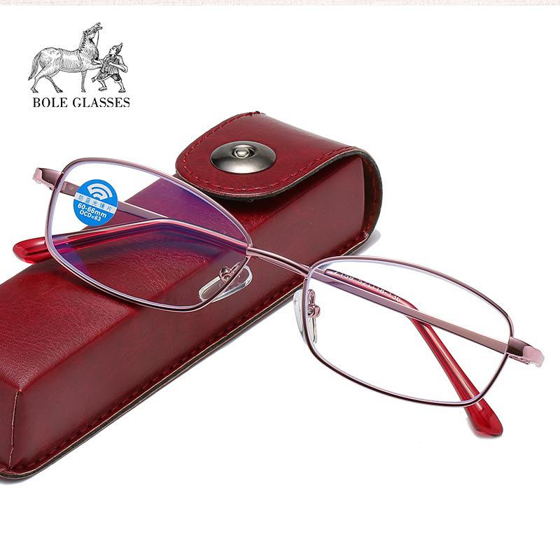 Stylish Black Frame Anti-Blue Light Reading Glasses for Women & Men
